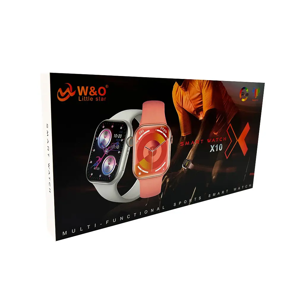 Смарт-годинник W&O X10 46mm 240 mAh Amoled+IP67 Сріблястий - фото 2