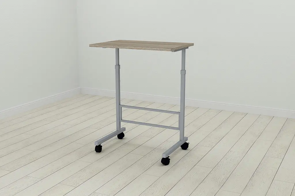 Стол приставной Ferrum-decor Амиго 62x60x40 металл Серый ДСП Дуб Дуб Сонома Трюфель 16мм (FRD-102544) - фото 3