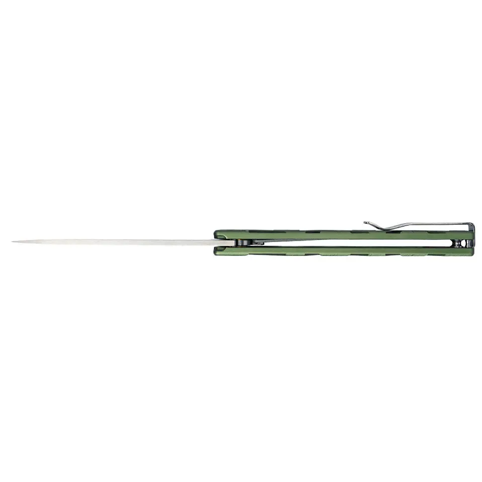 Ніж складаний туристичний Ruike P878-AG, (8.7 см) 14C28N/6063Aluminum зелений - фото 5