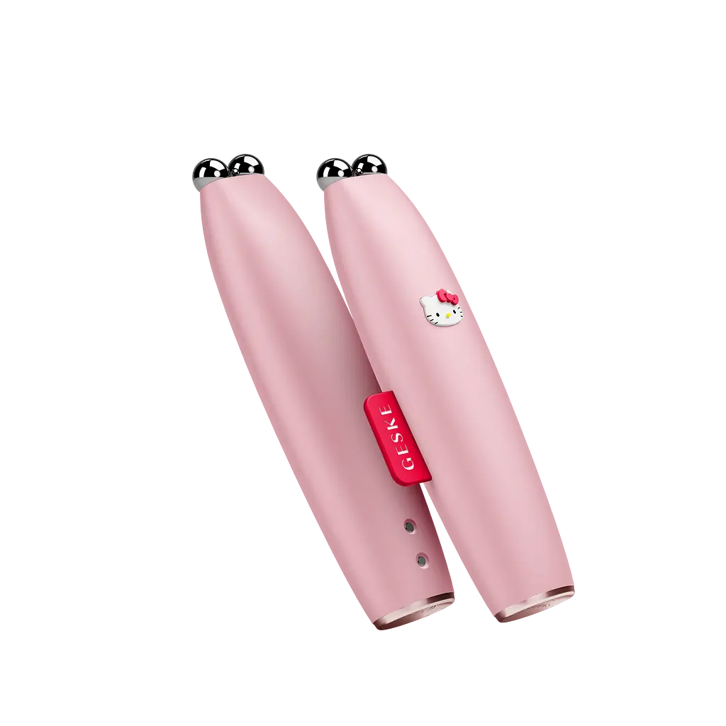 Мікрострумова ручка GESKE MicroCurrent Face-Lift Pen 6 в 1 by Hello Kitty для підтяжки обличчя рожева - фото 3