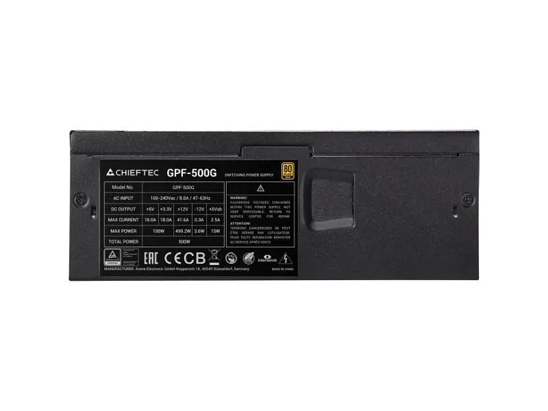Блок живлення Chieftec Smart 500W Bulk (GPF-500G) - фото 4