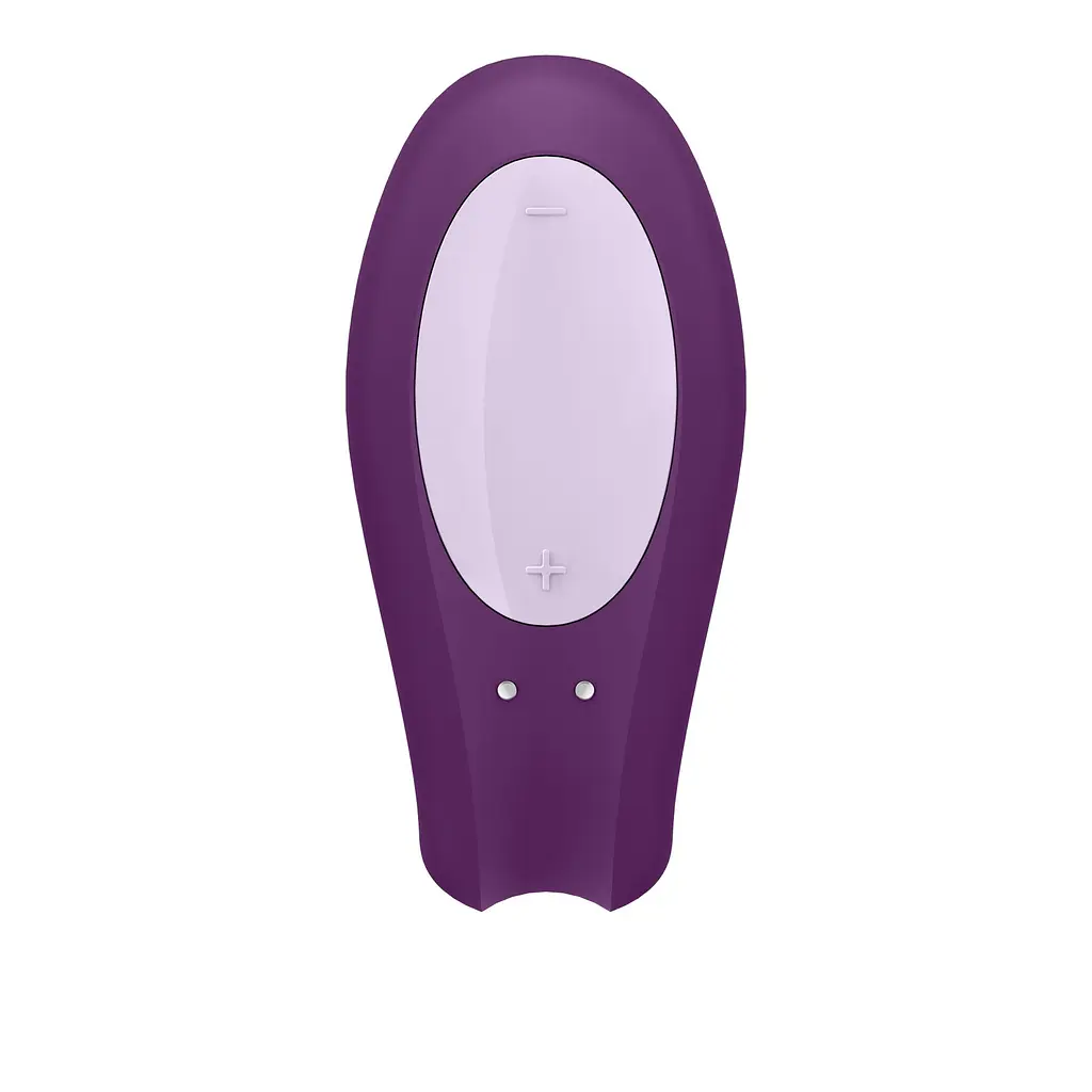 Смарт-вібратор для пар Satisfyer Double Joy Violet із широким кліторальним стимулятором - фото 3