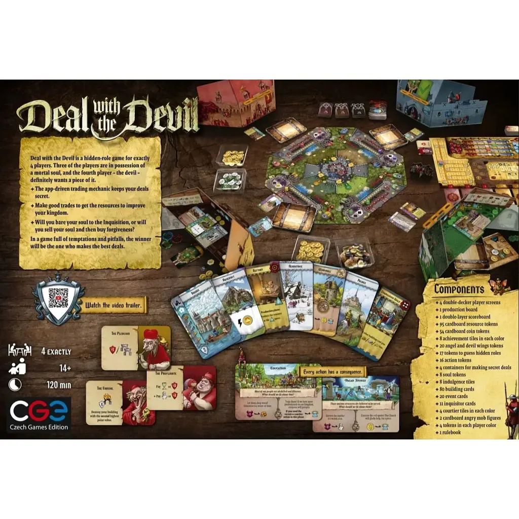 Настільна гра Czech Games Edition Deal with the Devil (Угода з дияволом), Англійська (CGE00066) - фото 2
