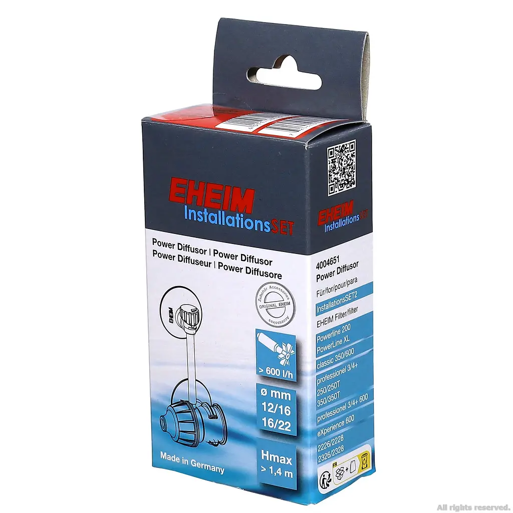 Дифузор для зовнішнього фільтра Eheim diffuser 12/16 мм і 16/22 мм від 600 л/г (4004651) - фото 11
