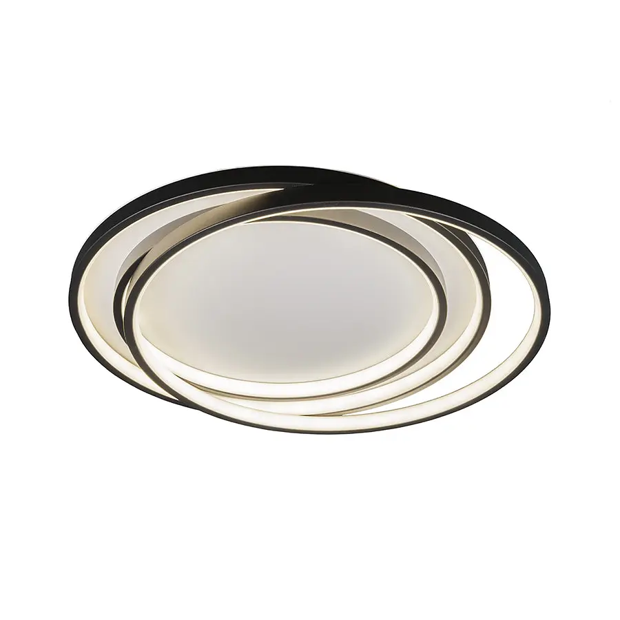 Люстра стельова LED Levistella 7871019, 76W, 3000-6000K, біло-чорна, сучасний стиль з пультом управління - фото 4