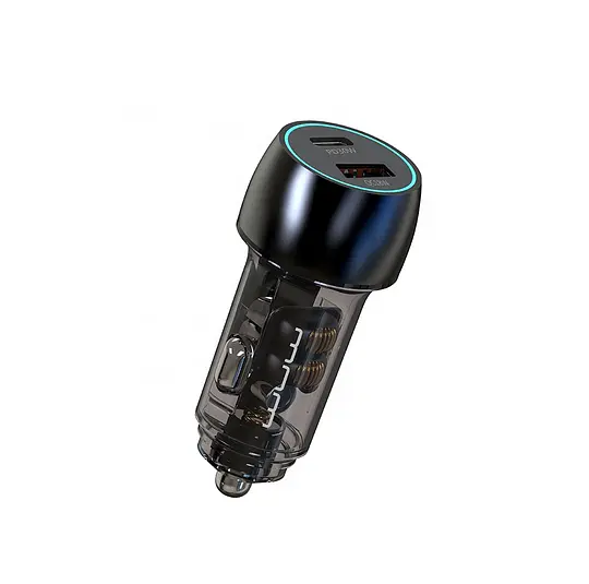 Автомобільний зарядний пристрій WUW-T103C PD 30W +QC 3.0 18W чорний - фото 3