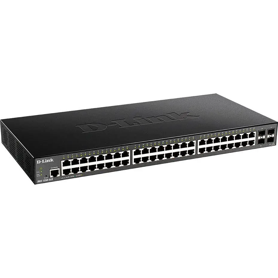 Комутатор D-Link DGS-1250-52X 52-Port Gigabit Smart Managed (DGS-1250-52X/E)