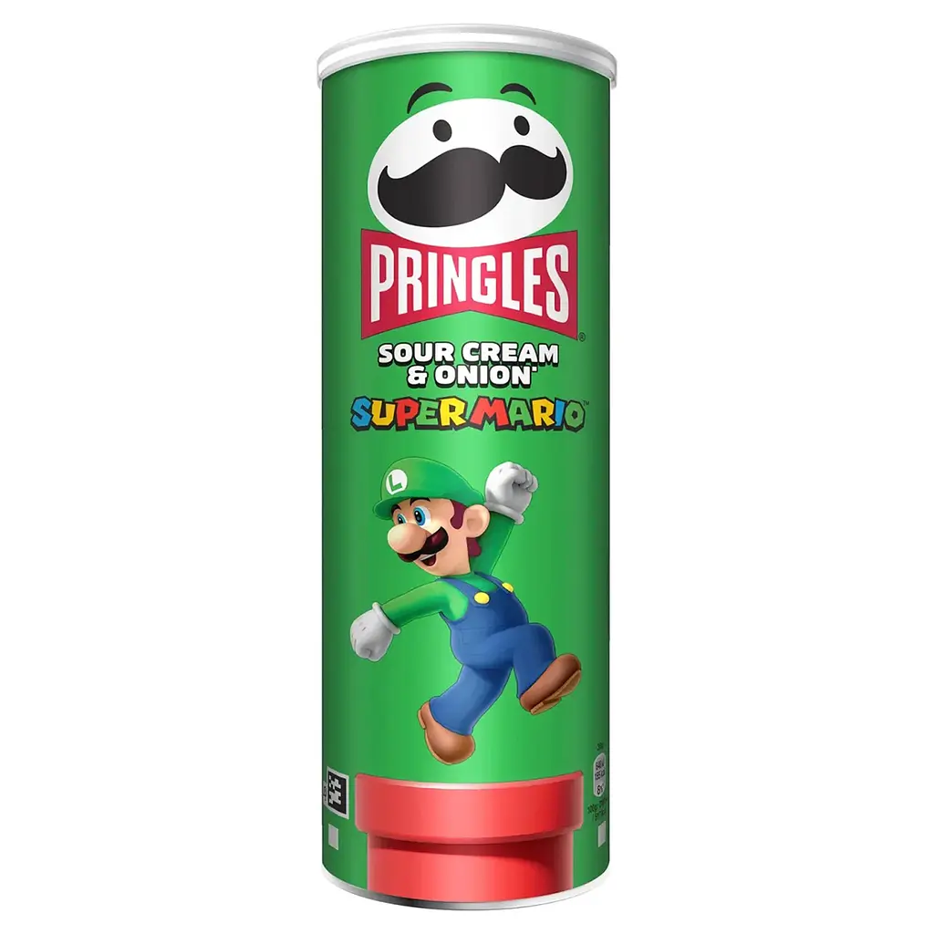Чіпси Pringles Super Mario Sour Cream & Onion 165 г