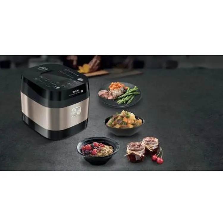Мультиварка Tefal MultiCook&Stir 1200 Вт чорно-бронзова (RK905A34) - фото 12