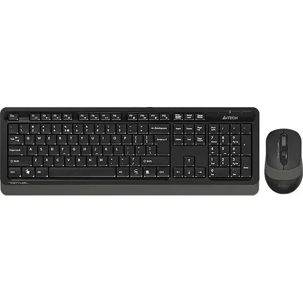 Комплект клавіатура + миша A4Tech Fstyler FG1010 Wireless Black/Grey [75005] - фото 2