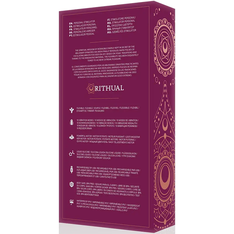 Вібратор для точки G Kriya рожевий Rithual (Іспанія)RI912185 103087 - фото 3