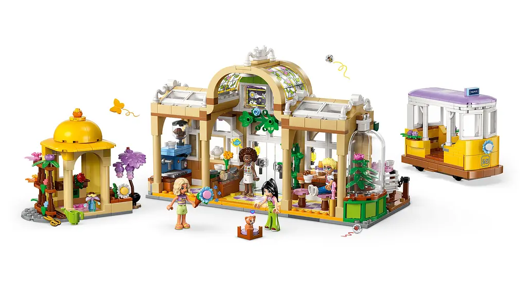 Конструктор LEGO Friends Кофейня с растениями и цветочный магазин 1138 деталей (42671) - фото 8