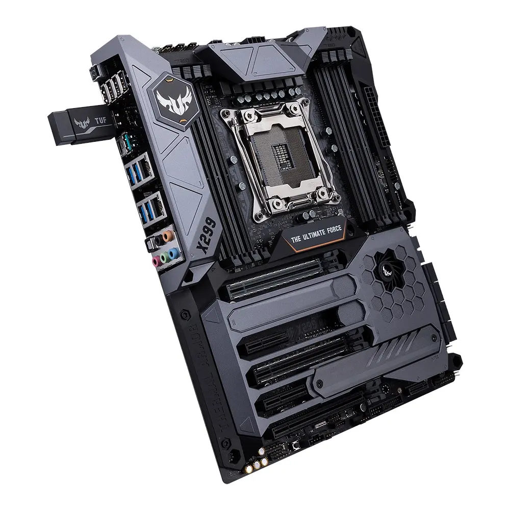 Материнська плата ASUS TUF X299 MARK 1 (TUF X299 MARK 1) (Socket 2066, Intel X299, ATX) Б/в,U1 - фото 2