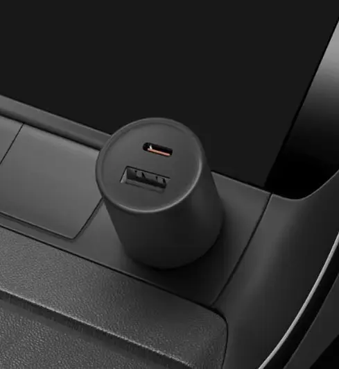 Автомобільний зарядний пристрій Xiaomi 43W USB-A+USB-C Dual Port Car Charger - фото 4