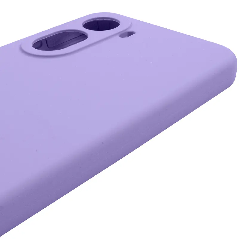 Чохол Silicone Cover Lakshmi Full Camera (AAA) для Xiaomi Redmi A7 Pro 4G / Poco C81 Бузковий / Dasheen - фото 4