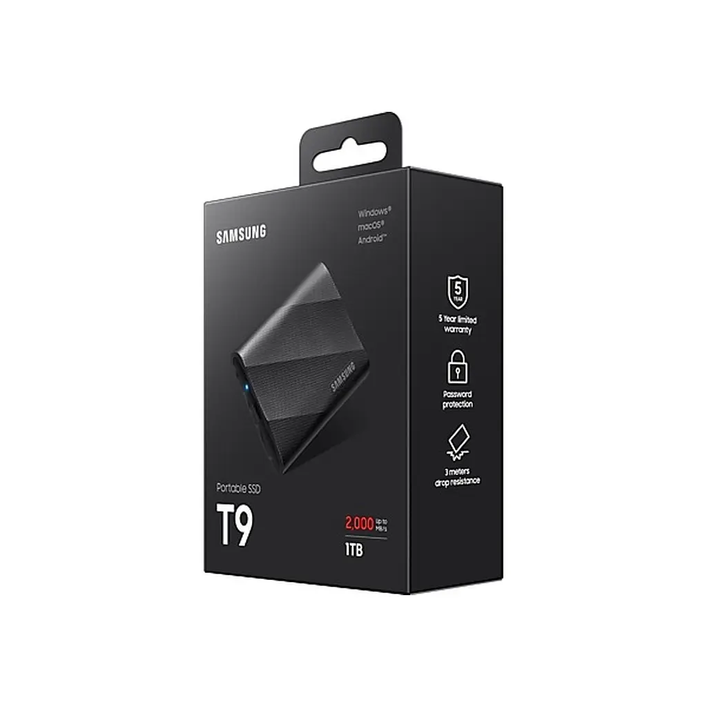 Накопичувач SSD USB 3.2 1TB T9 Samsung (MU-PG1T0B/EU) - фото 11