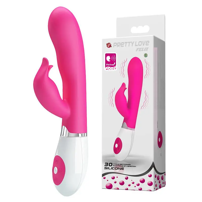 Вибратор Pretty Love Felix 20.5 см розовый - фото 8