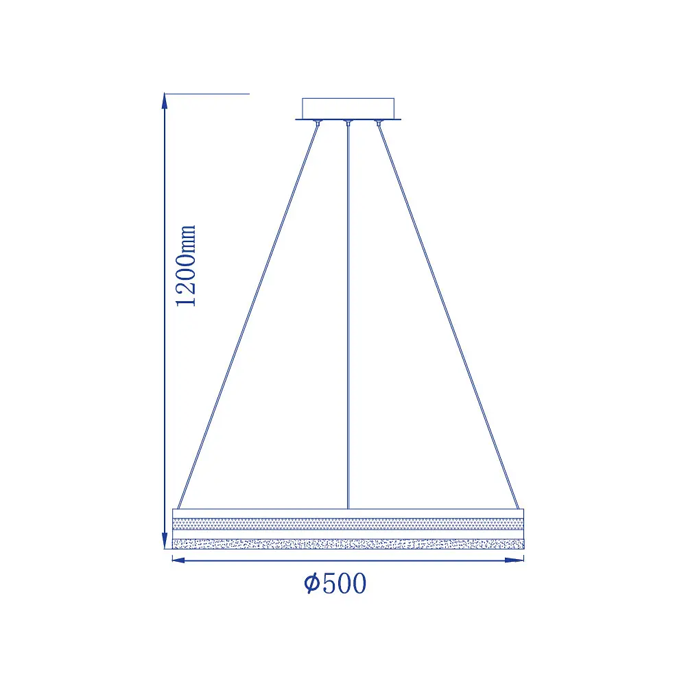 Світлодіодна люстра Feron AL6610 SHINE LEVITATION 50 Вт 4000K срібло - фото 2