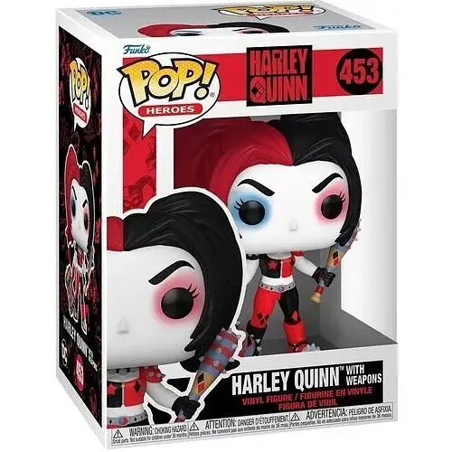 Фігурка Funko Pop Харлі Квінн DC Heroes Harley Quinn with Weapons 10 см FP DC HQ 453 - фото 3