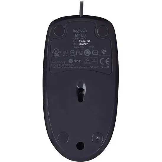 Миша провідна Logitech B100 Business (910-003357) чорна - фото 3