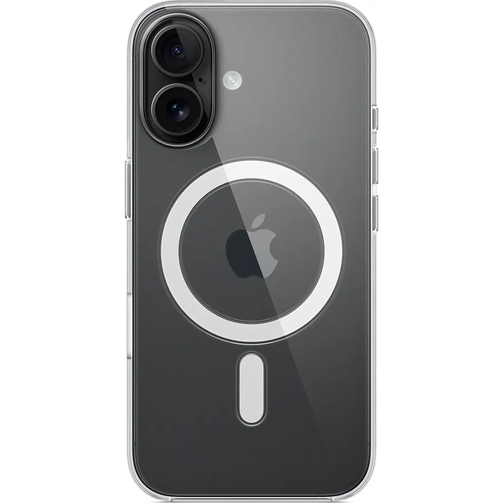 Чехол Clear Case with MagSafe для Apple iPhone 16 Plus Transparent AA [115335] - фото 5