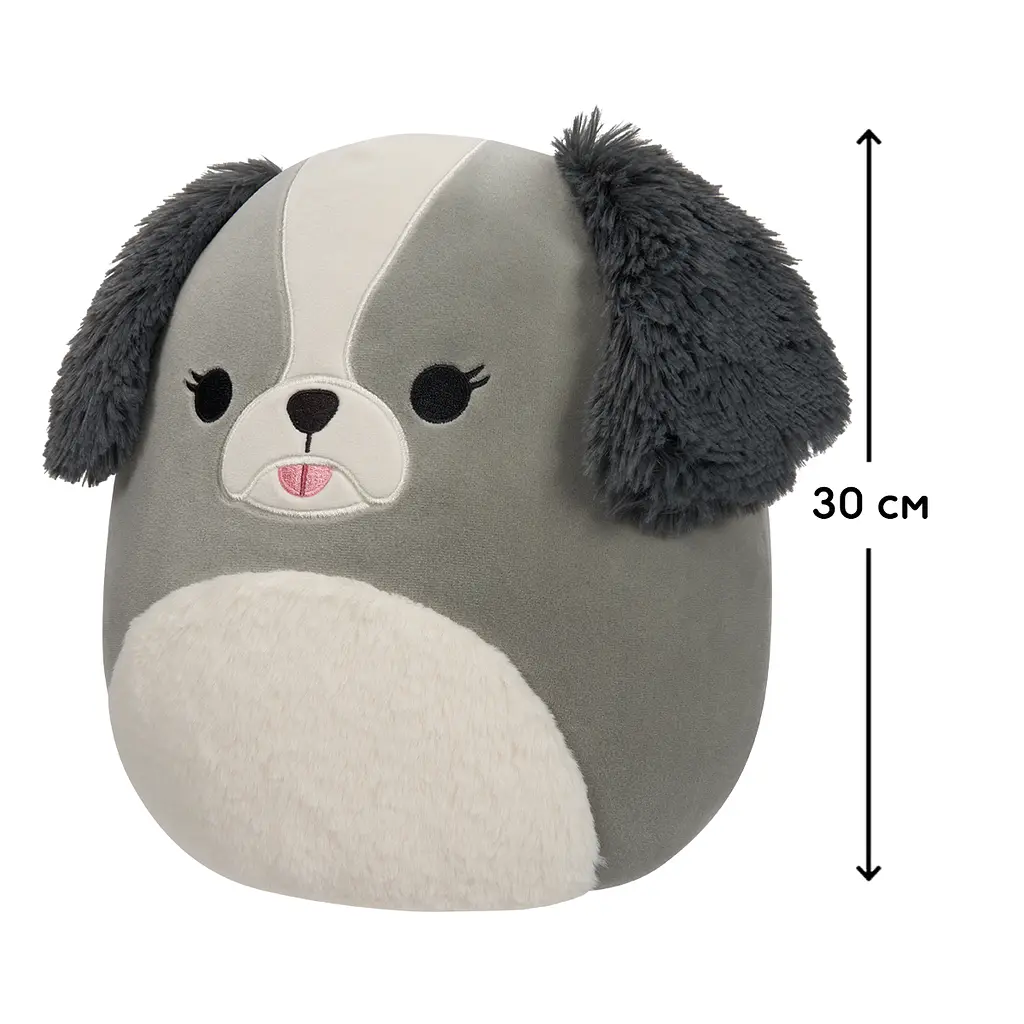 Мягкая игрушка Squishmallows Ши-тцу Малу 30 см (SQCR04154) - фото 4