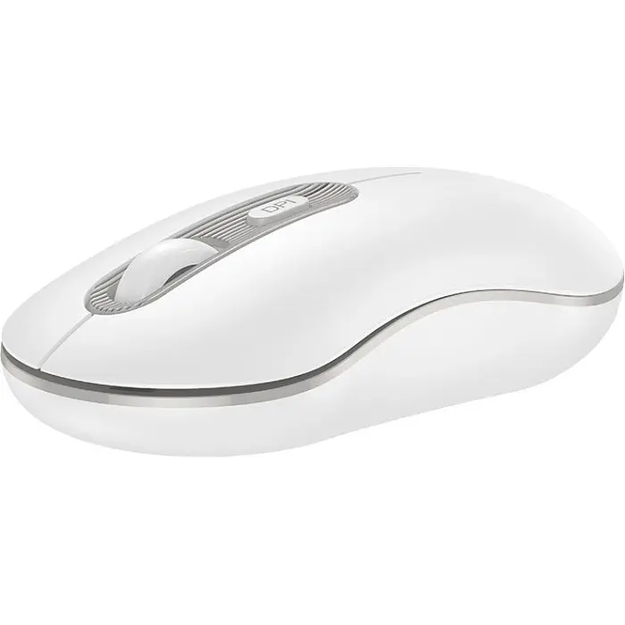 Миша Hoco GM21 Platinum Wireless White [93365] - фото 2