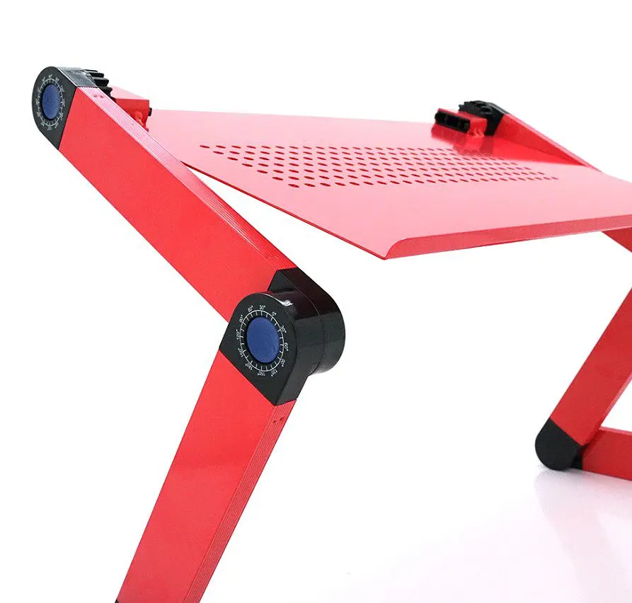 Стол-подставка для ноутбука Voltronic Aluminium Table Laptop 420x265 Red - фото 4