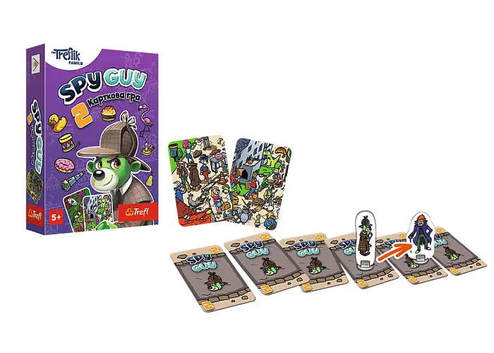 Настільна гра Trefl Шпигун: Карткова гра 2 (Spy Guy Card Game 2) (укр.) (03046) - фото 4