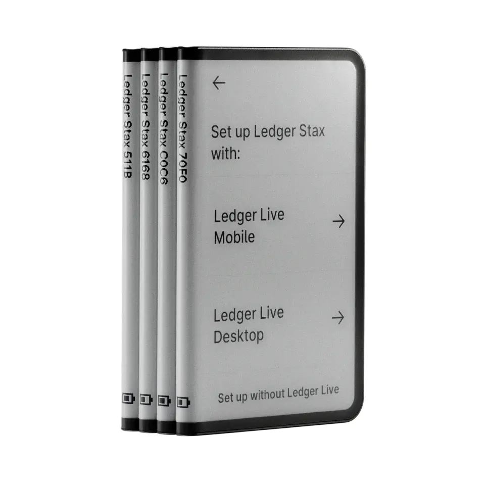 Криптогаманець Ledger Stax з чохлом Magnet Shell + Ledger Recovery Key 1 шт. - фото 7