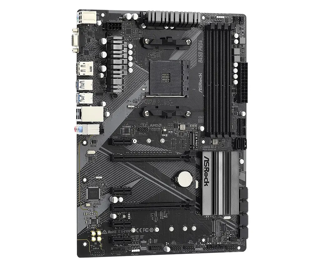 Материнская плата ASRock B450 Pro4 R2.0 Socket AM4 - фото 3