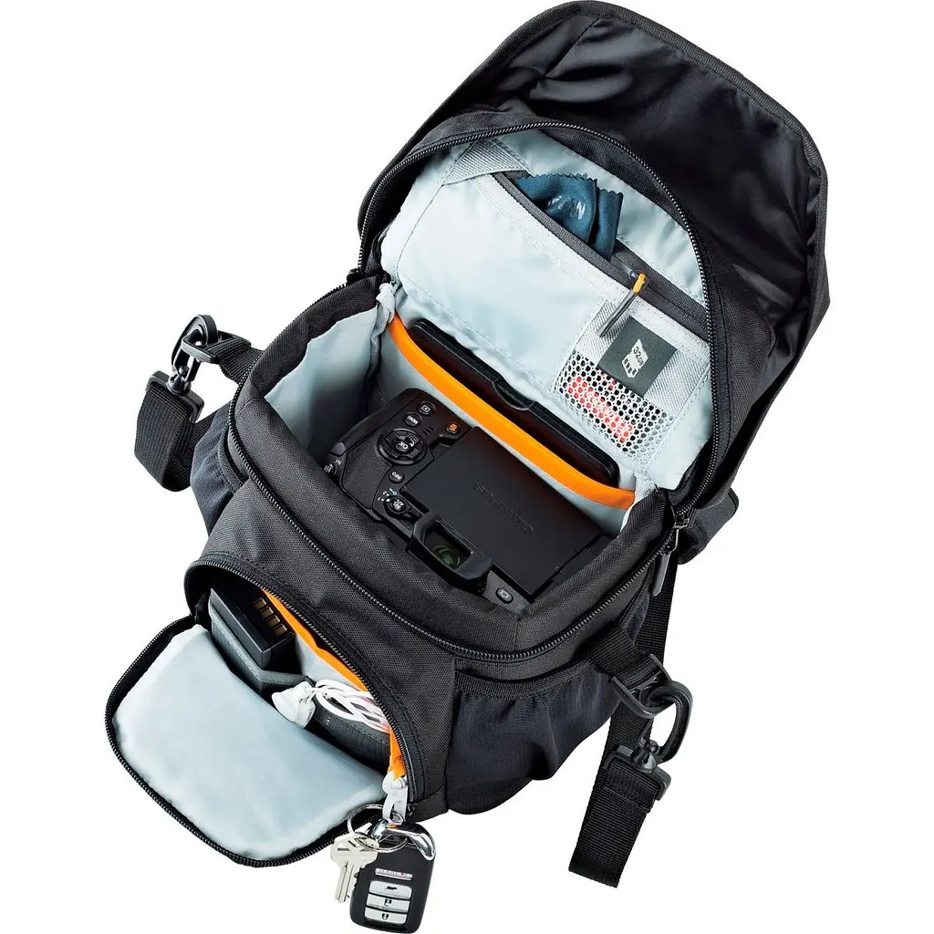 Сумка для фотоапарата Lowepro Nova 140 AW II Black (LP37117-PWW) [135678] - фото 7
