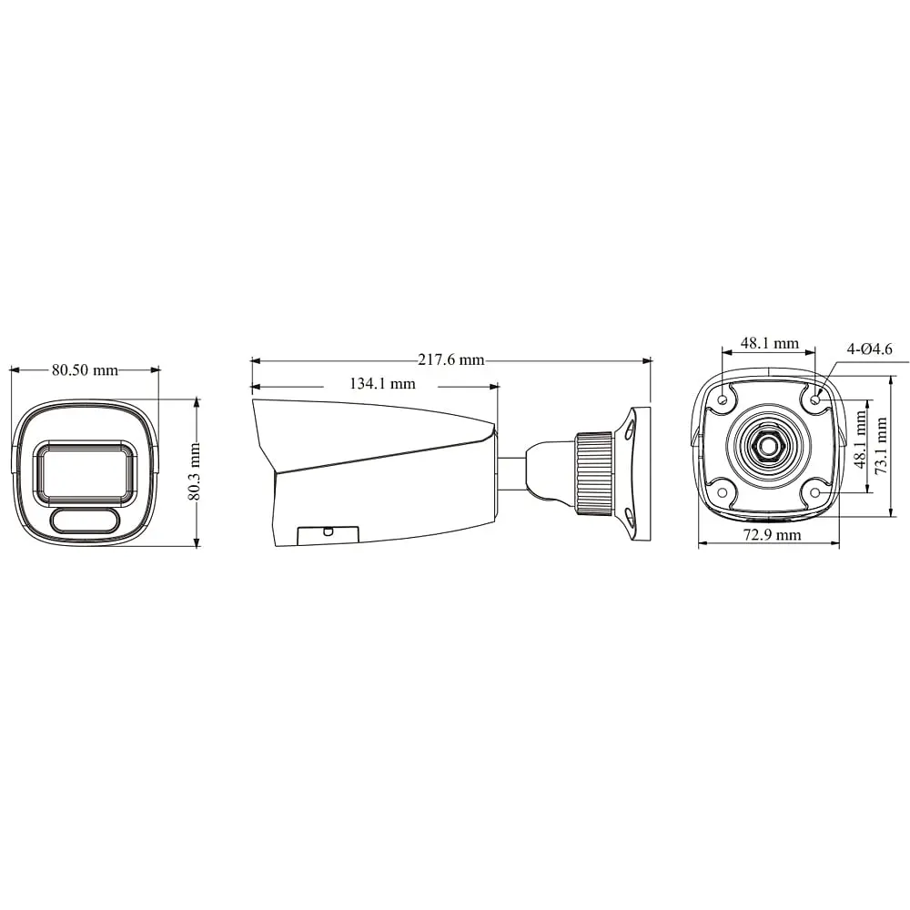 IP-відеокамера 6Mp TVT TD-9462S4-PA(D/PE/AW3) White f=2.8mm, ІЧ+LED-підсвічування, з мікрофоном (77-00489) - фото 2