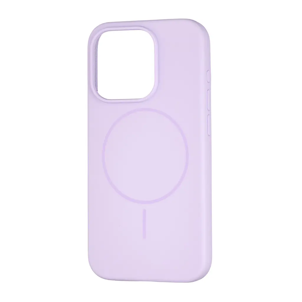 Чохол Silicone Case Full Cover with MagSafe iPhone 15 Pro Lilac