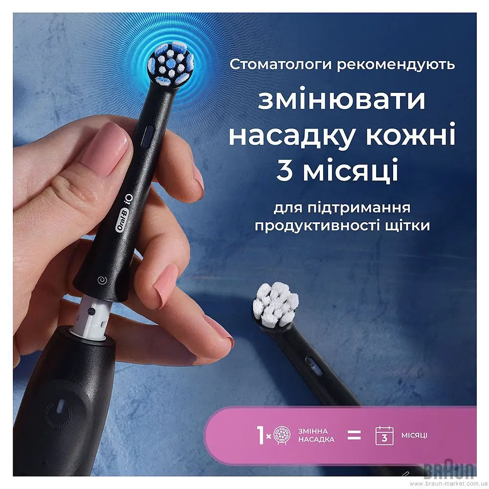 Насадка для електричної зубної щітки BRAUN Oral-B iO RB SBF-4 (4) - фото 3