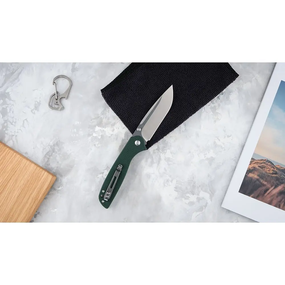 Ніж складаний Ganzo G6803 зелений - фото 7