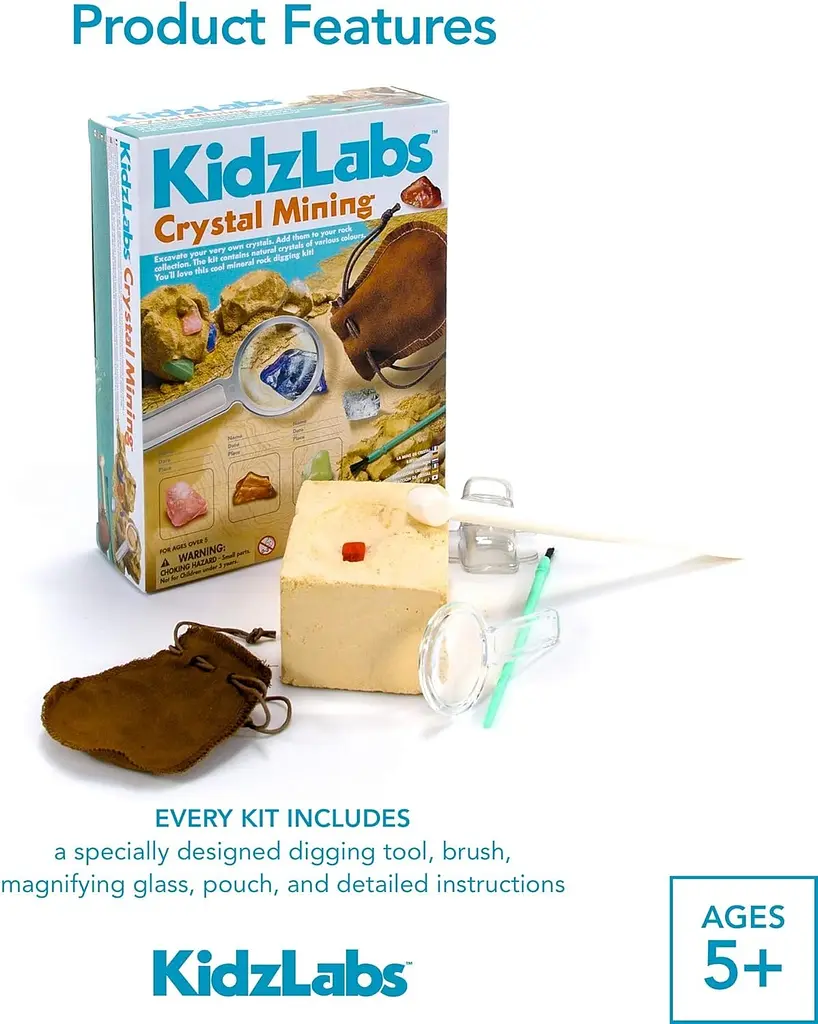 Набір для досліджень 4M KidzLabs Видобуток мінералів (00-03252) - фото 4