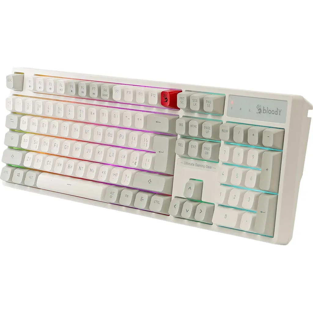 Клавіатура Bloody B230N White [159789] - фото 2