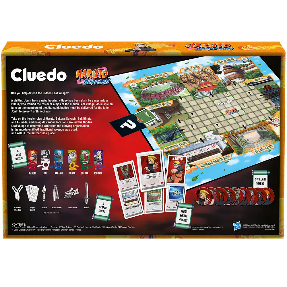 Настільна гра Winning Moves Naruto Shippuden Cluedo UK - фото 3