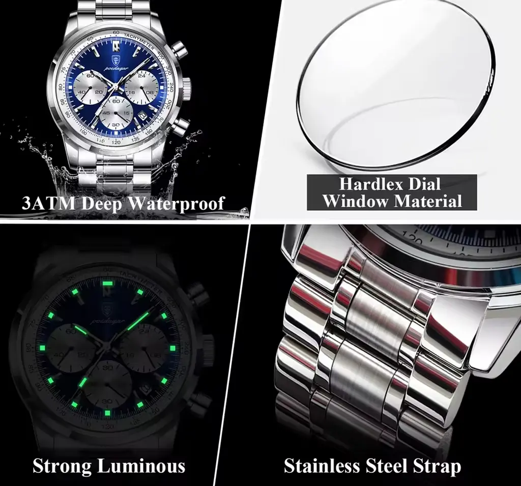 Годинник Poedagar Petros Silver - фото 7