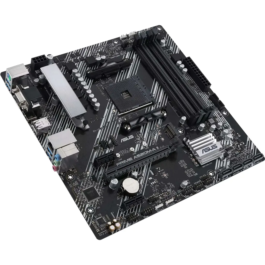Материнська плата Asus Prime A520M-A II/CSM sAM4 A520 4xDDR4 HDMI-VGA-DP mATX - фото 4