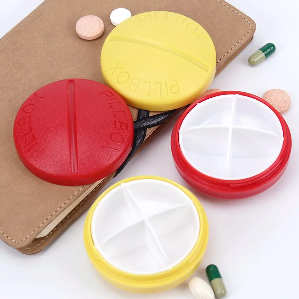 Органайзер для таблеток МВМ My Home PC-15, 4 відділення 6.5 см жовтий (PC-15 YELLOW) - фото 3