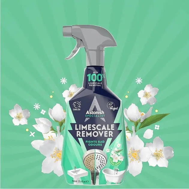 Засіб для видалення вапняного нальоту Astonish Limescale Remover Spring Fresh 750 мл