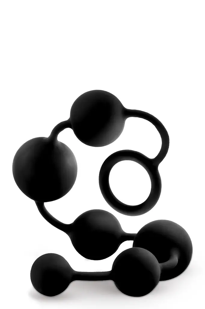 Анальні кульки Blush Anal Adventure Platinum Silicone Large Anal Beads - фото 3