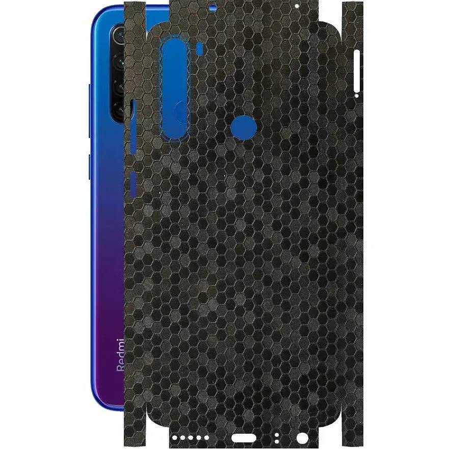 Захисна плівка StatusSKIN для Xiaomi Redmi Note 8 Корпус Вініл Соти чорні - фото 1