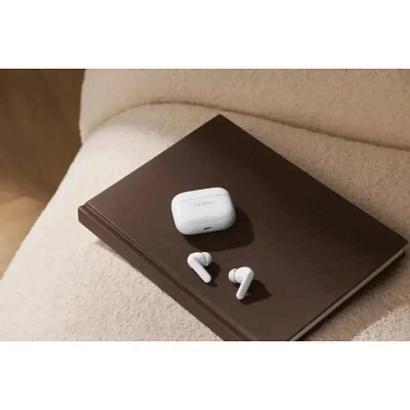 Навушники Oppo Enco Buds3 Pro Glaze White (ETEK1 Glaze White) - фото 8