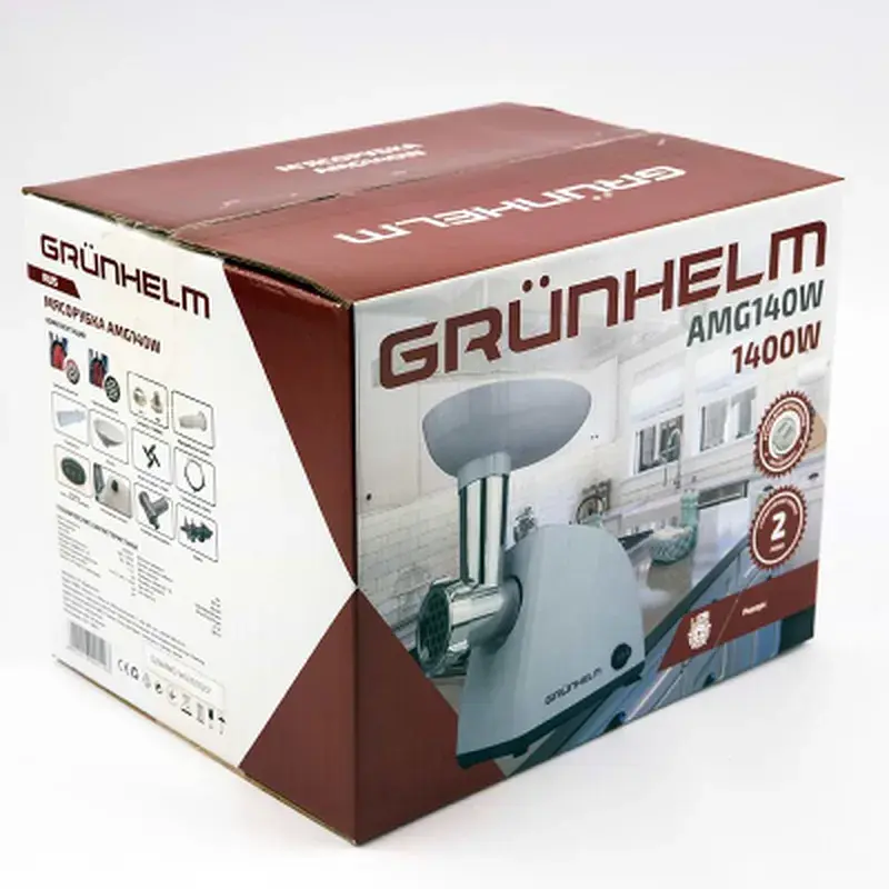 М'ясорубка Grunhelm AMG140W - фото 8