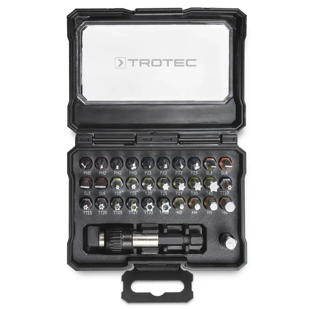 Набір біт для шуруповерта Trotec PSCS Screwdriver 32 pieces Bit Set - фото 2