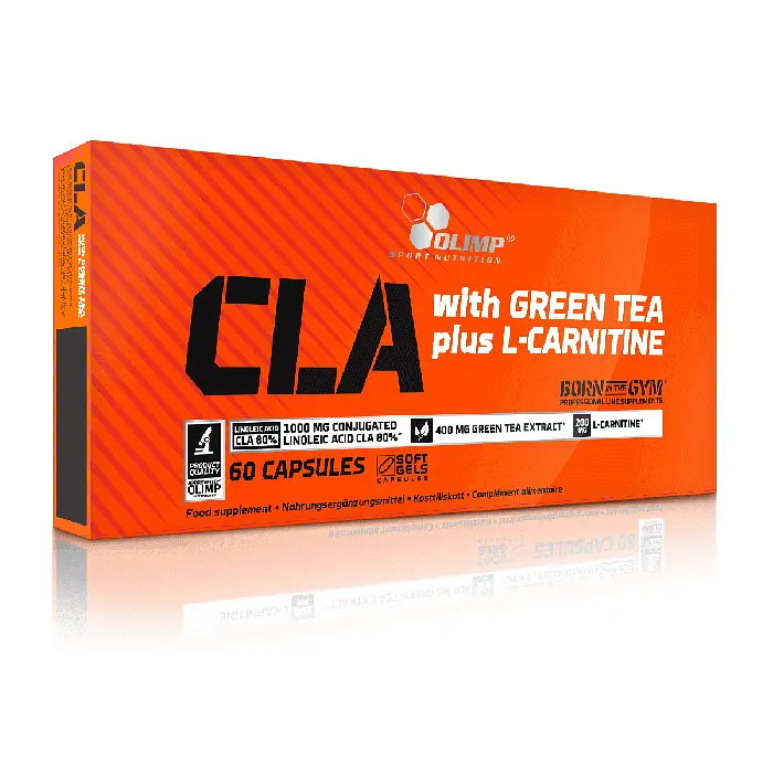 Жироспалювач CLA with Green Tea plus L-Carnitine, 60 капсул - Sport Edition Olimp fit0016591
