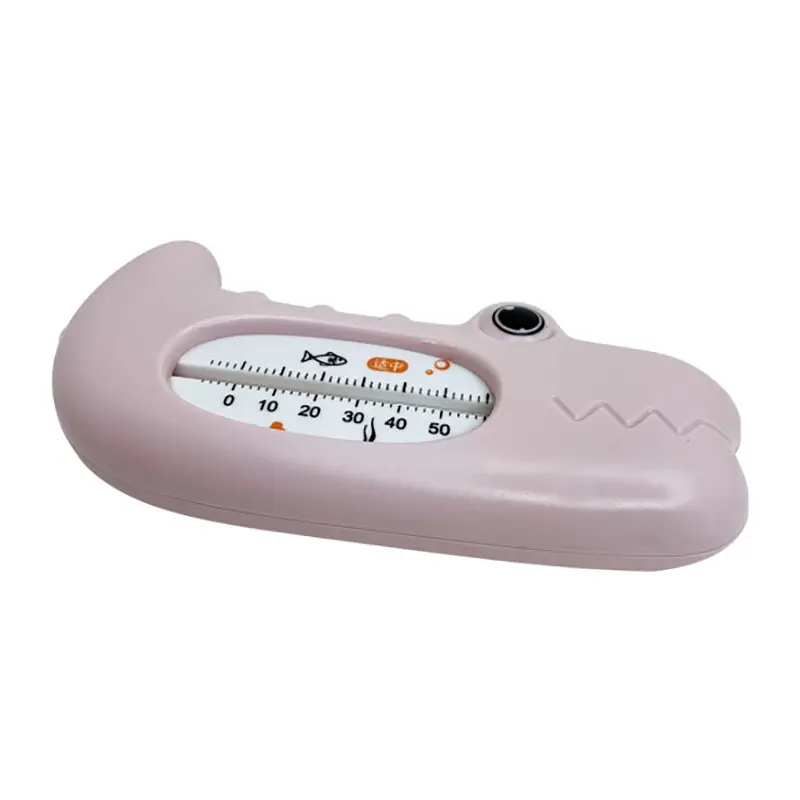 Іграшка-термометр для ванни "Крокодил" MGZ-1107(Pink) - фото 2